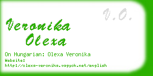 veronika olexa business card